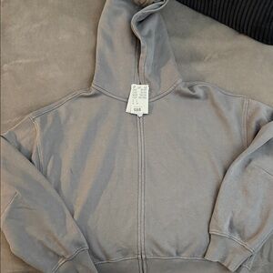 Zip up Hoodie with Wicked in the back